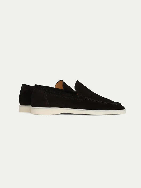 Chester - Black Suede Loafers