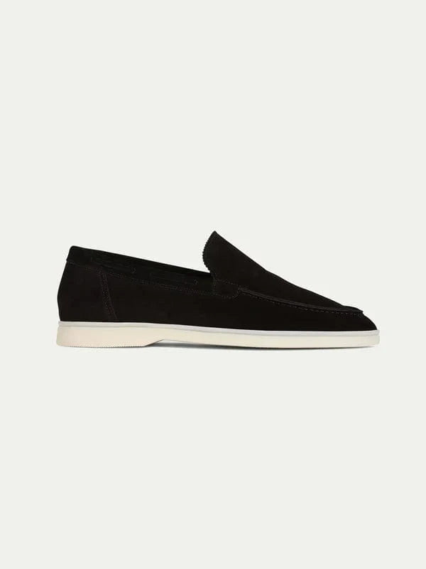 Chester - Black Suede Loafers