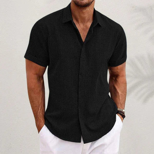Musa - Casual Short Sleeve Linen Shirt