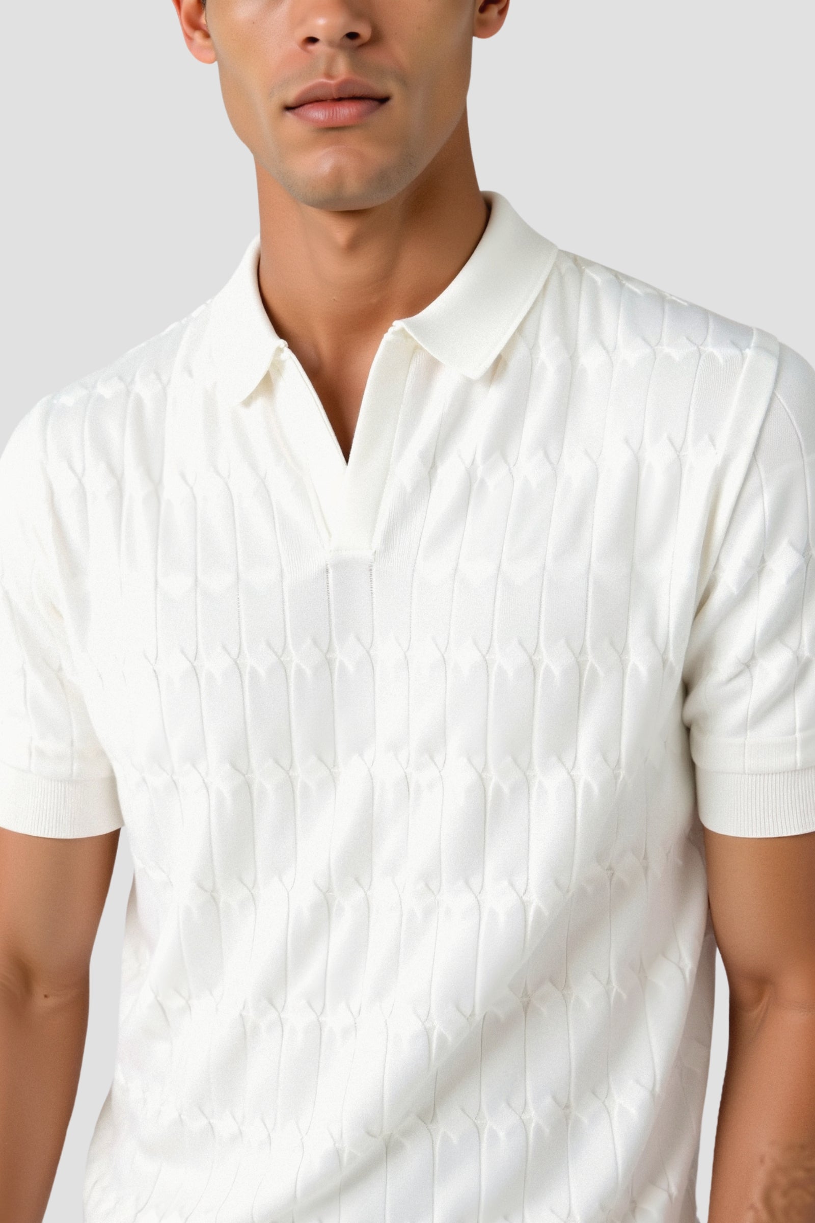 Old Money Knit Polo T-Shirt
