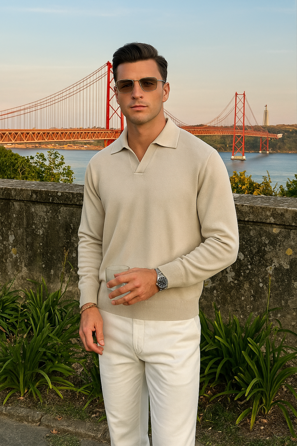 Rocco - Old Money Long Sleeve Polo