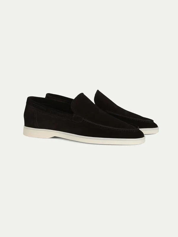 Chester - Black Suede Loafers